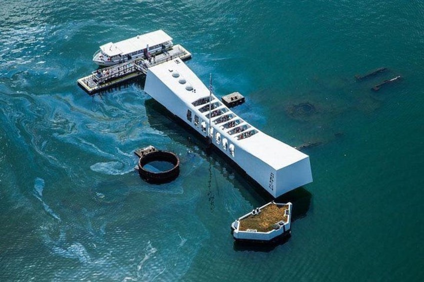 Fly past the U.S.S. Arizona Memorial 4