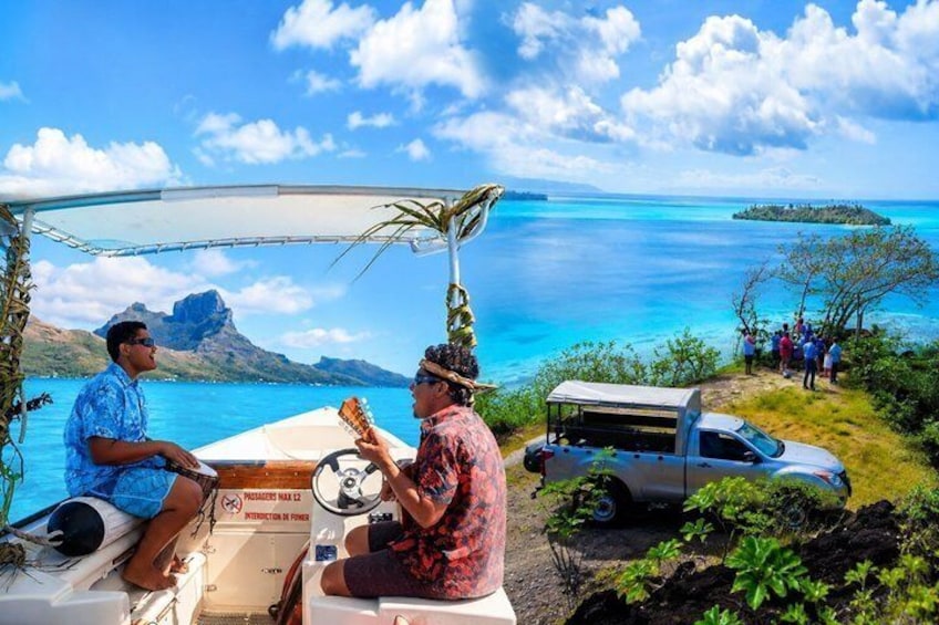 Bora Bora Combo Tour: Lagoon Cruise and 4WD Tour Including Snorkeling 1