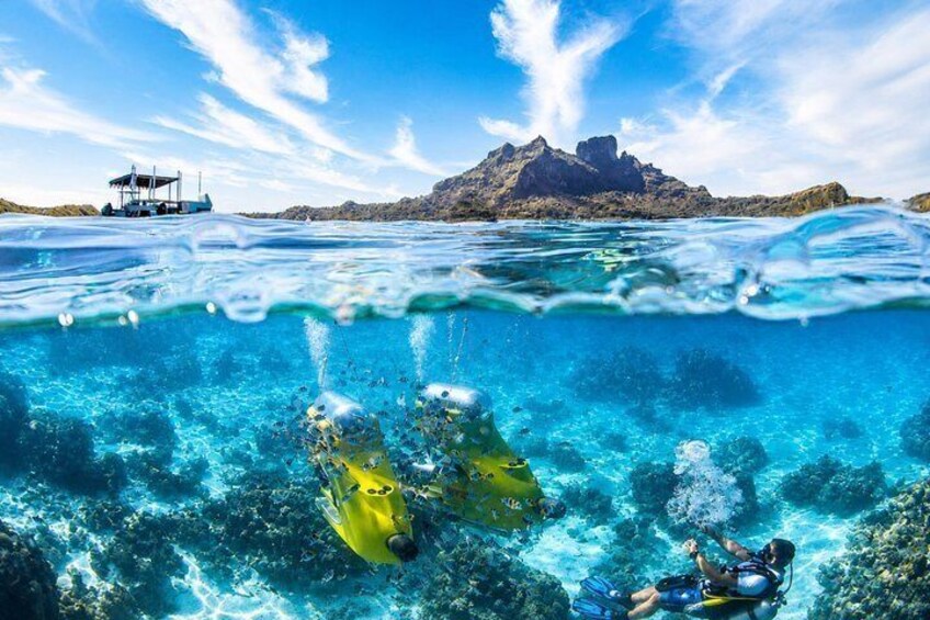 Private Tour: Underwater Scooter Bora Bora 2