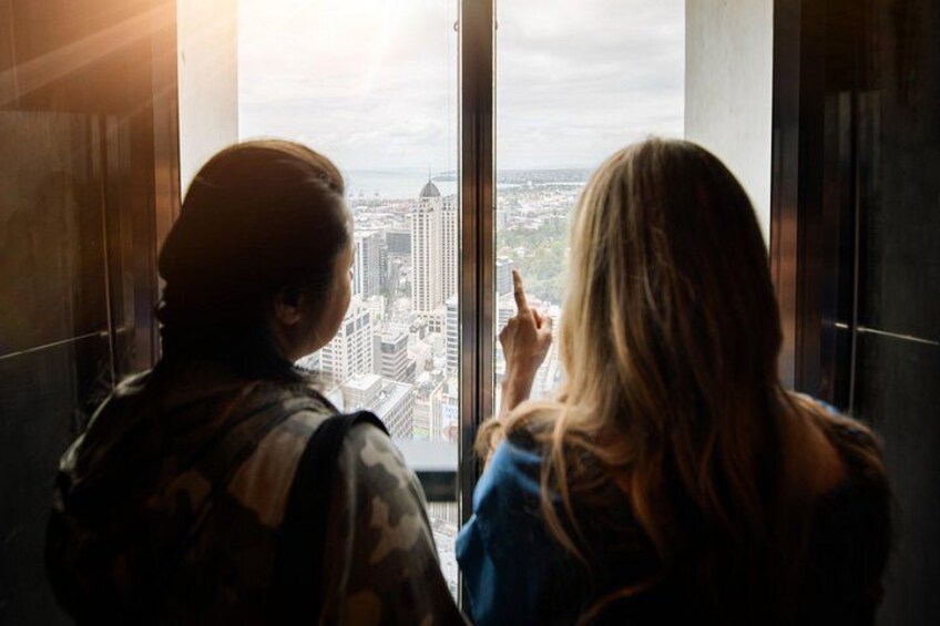 Get a quick glimpse through the glass fronted lifts 5