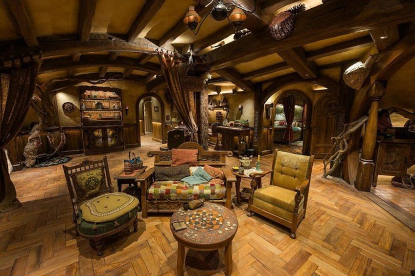 Explore inside a Hobbit home at Bagshot Row 2