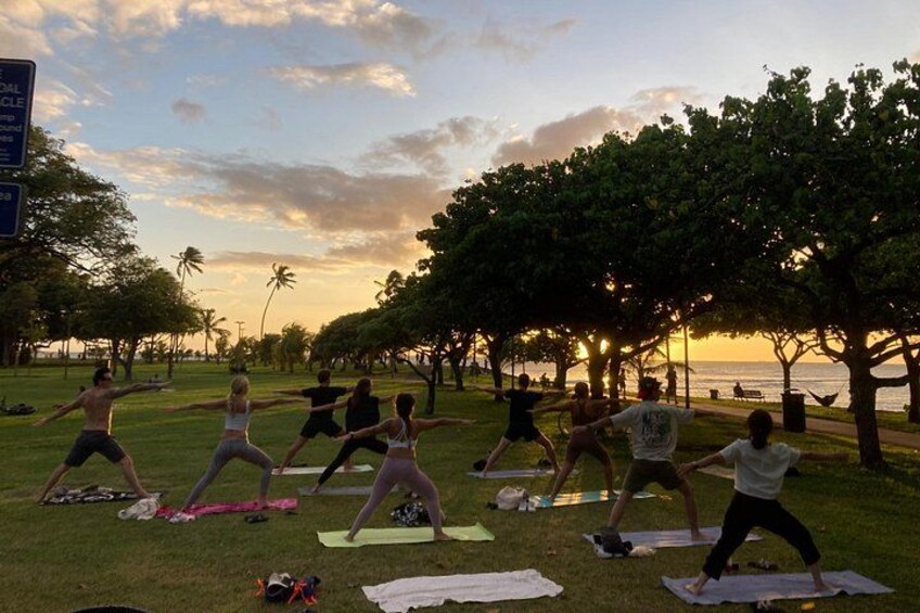 Sunset Yoga Flow at Magic Island 3