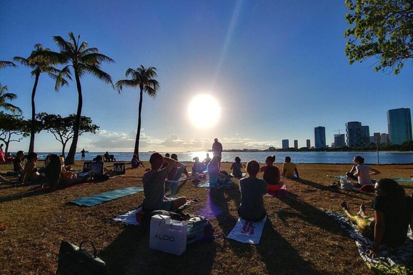 Sunset Yoga Flow at Magic Island 1