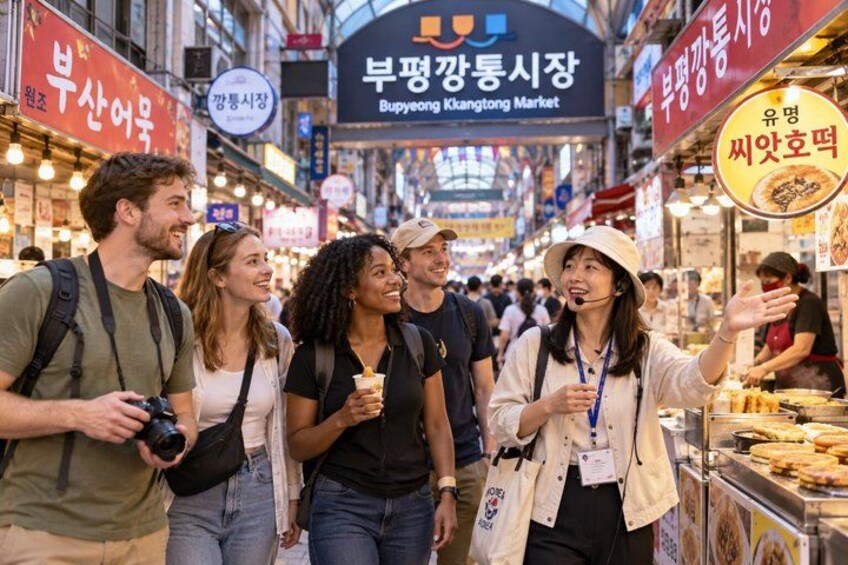 Small group Busan Highlights with Food Market Tour and Night View 5