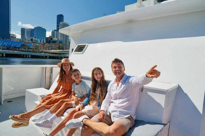 Family enjoying openair front deck 3