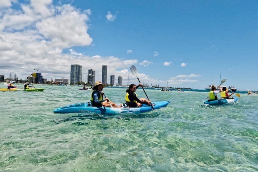 Gold Coast: Morning Kayak & Snorkel Adventure with Breakfast 1