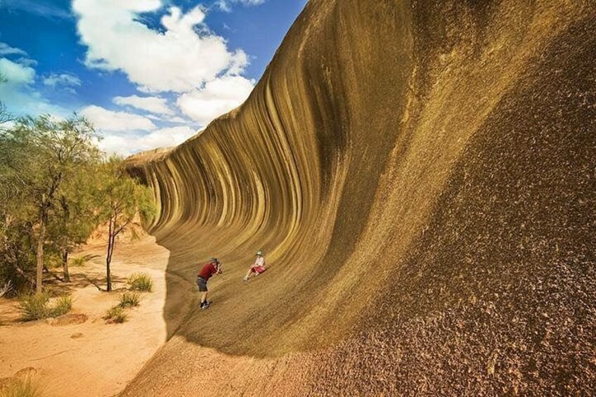 Une grande dune de sable sur laquelle une personne fait du sandboard. 1