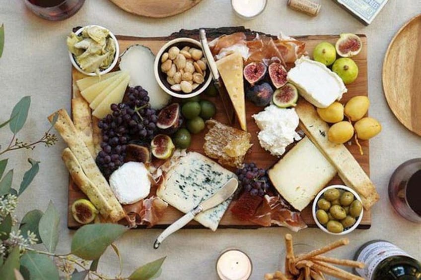 Enjoy an artisan cheeseboard morning tea to accompany your wine tasting 3