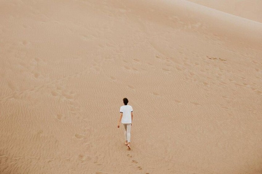 Small walk at The Big Drift sand dunes 4