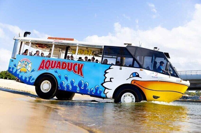 Aquaduck Gold Coast 1 hour City and River Tour