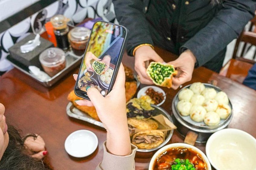 Discover Beijing comfort food with Mr. Yu’s crispy sesame flatbread stuffed with cured beef and a warm bowl of tofu pudding – nostalgic flavors that never go out of style. 2