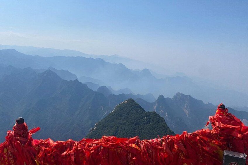 A mountainous landscape with a clear sky. 3