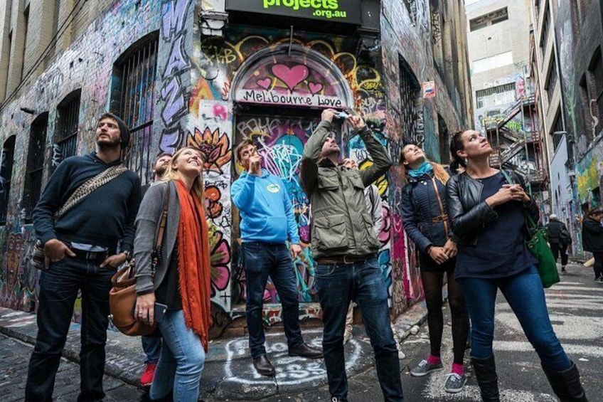 See Melbourne's internationally renowned street art in the city's famous graffiti laneways 2