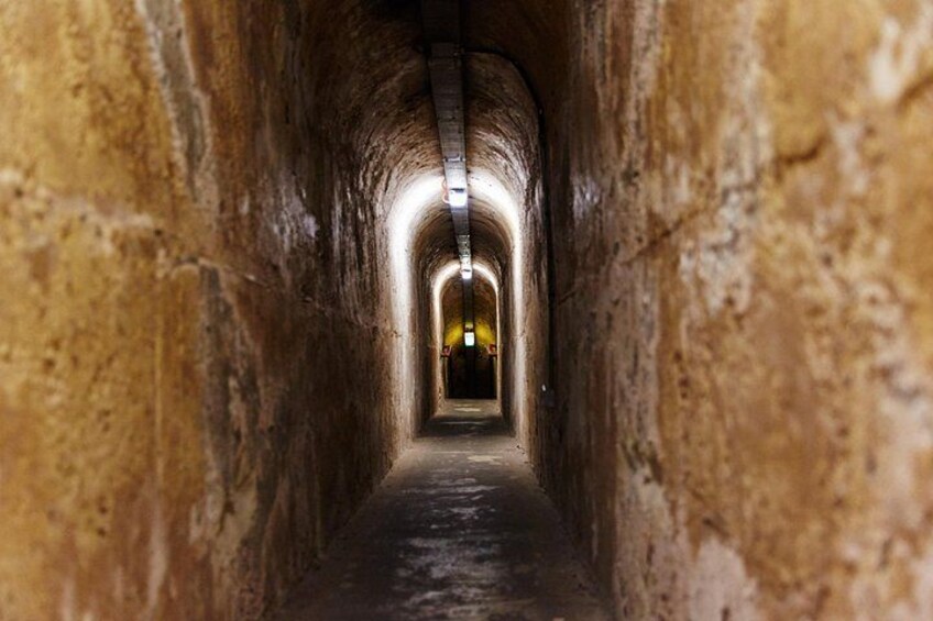 Explore the tunnels at Oliver Hill with a guide 4