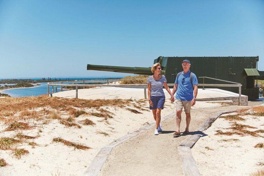 9.2inch diameter gun at Oliver Hill 3