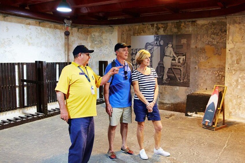 Guide and Passengers exploring Oliver Hill 3
