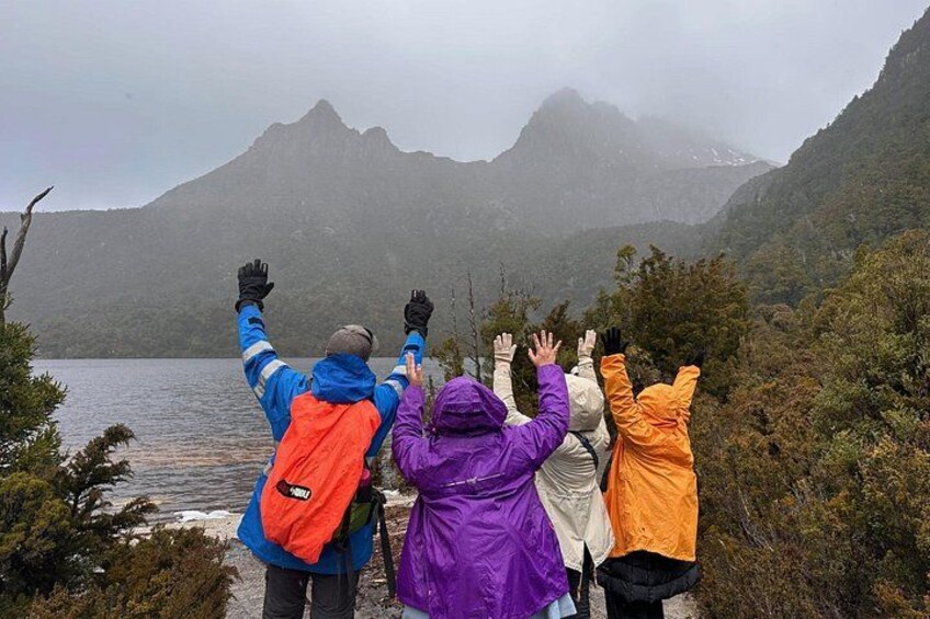 Enjoying the views of the iconic Cradle Mountain 3