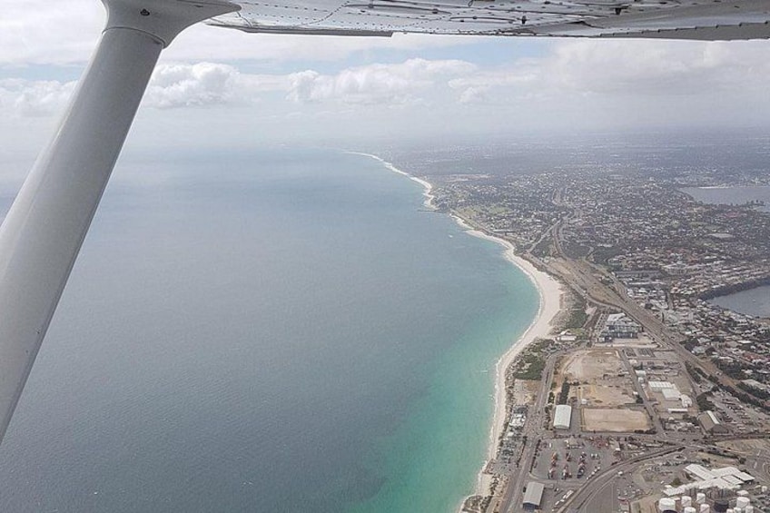 Perth Scenic Flight - City River and Beaches 2