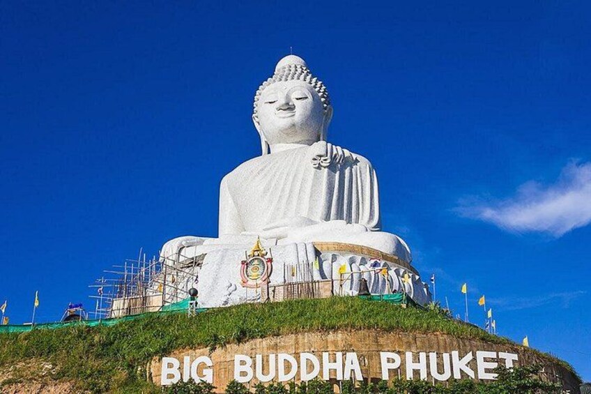 The Big Buddha in Phuket, Thailand, is a majestic 45-meter-tall statue of Lord Buddha, perched atop Nakkerd Hill, offering panoramic views of the island 2