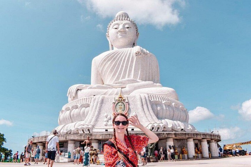 The Big Buddha in Phuket, Thailand, is a majestic 45-meter-tall statue of Lord Buddha, perched atop Nakkerd Hill, offering panoramic views of the island 1