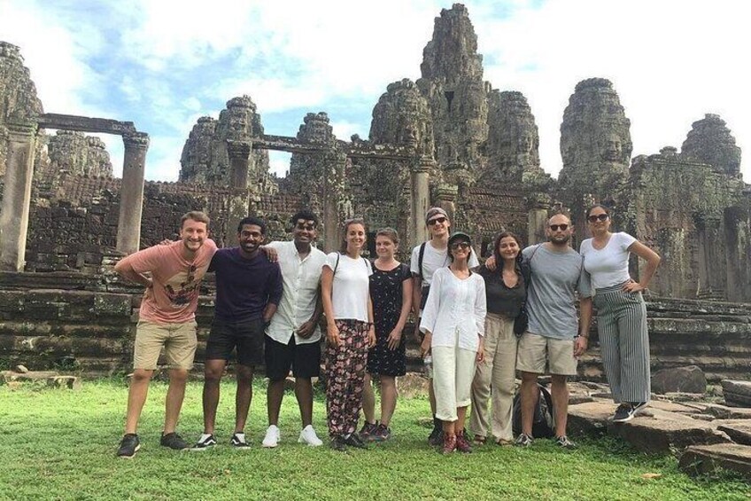 Guests photo at angkor thom (Bayon ) 3