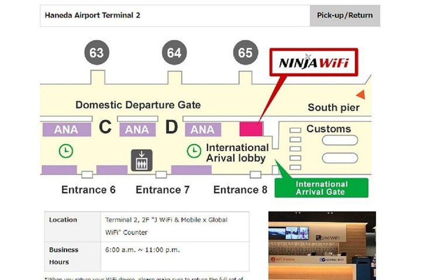 Unlimited WiFi Router - Haneda Airport (Tokyo) Pickup 2
