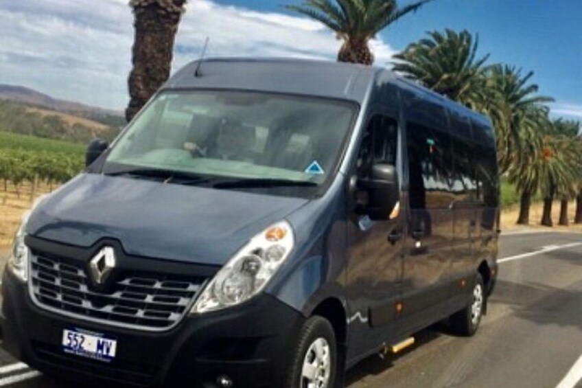 Luxury Tour transportation, here is the 12 seater mini bus Wine Valley Tours 5