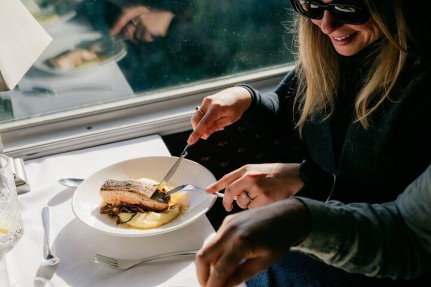 The Q Train - First Class Private Dining For 2 1