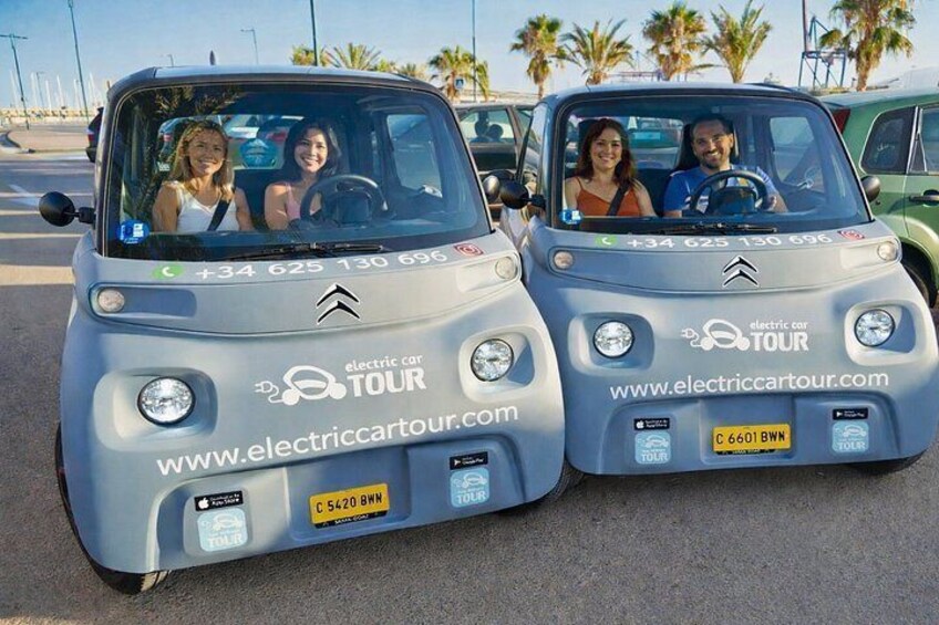Malaga Highlights by Electric Car with Port Pick up 4
