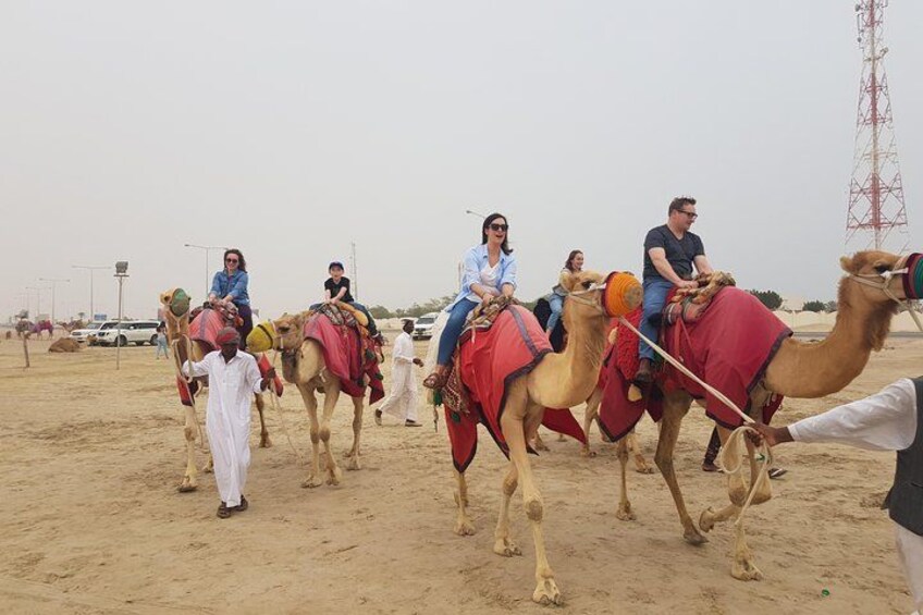 Half Day Desert Safari || Sand Boarding || Camel Ride || Inland Sea Visit || 2