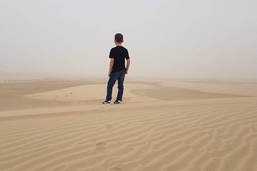 Half Day Desert Safari || Sand Boarding || Camel Ride || Inland Sea Visit || 3