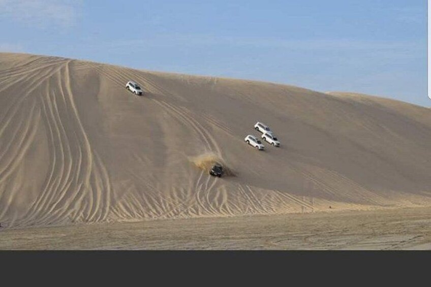 Half Day Desert Safari || Sand Boarding || Camel Ride || Inland Sea Visit || 2