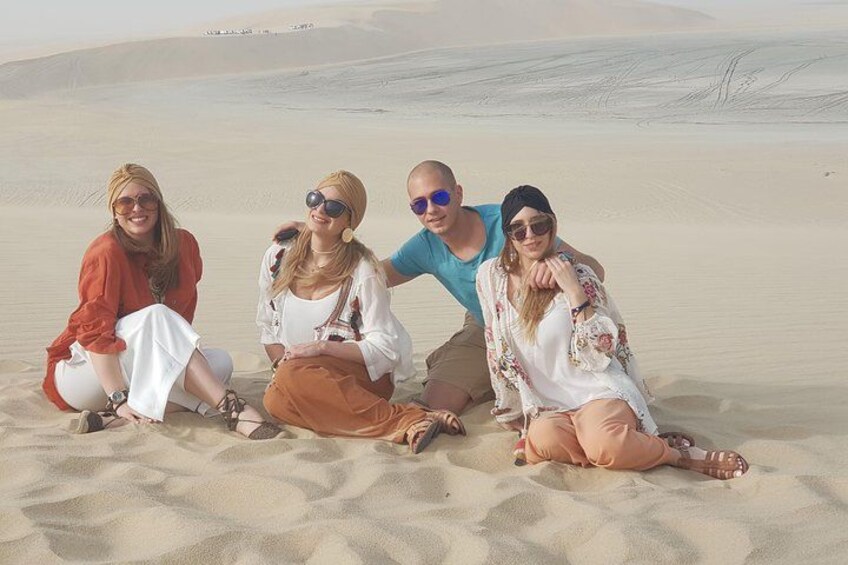 Half Day Desert Safari || Sand Boarding || Camel Ride || Inland Sea Visit || 3