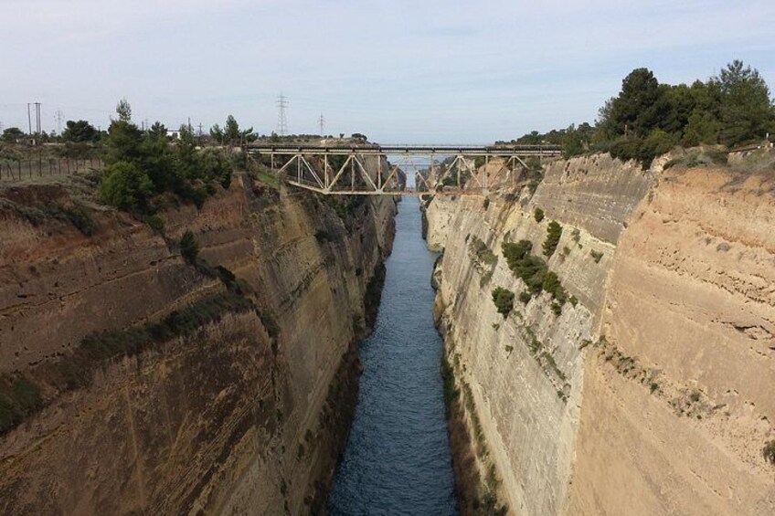 Canal of Corinth, view from the bridge 1