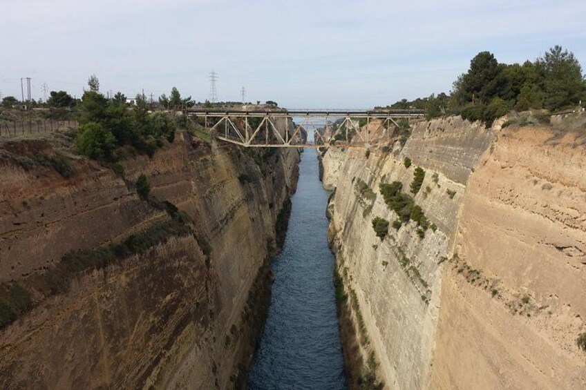 Canal of Corinth, view from the bridge 1