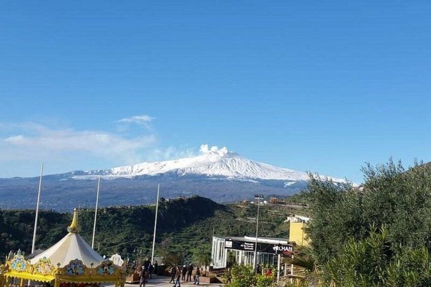 Etna view from Taormina 4