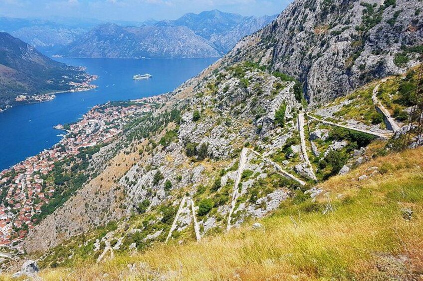 Kotor serpentine or how local people like to say, trail to the sky. This your hiking path. 3