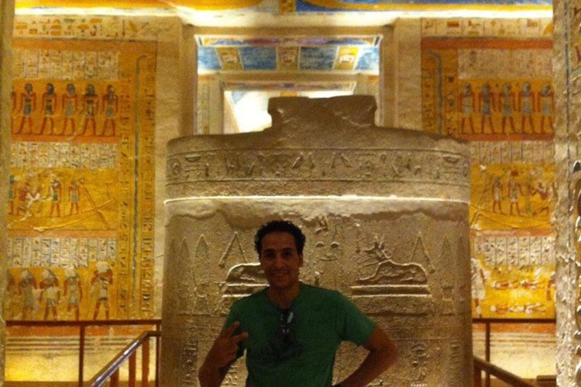 inside one of the Tomb at Valley Kings 3