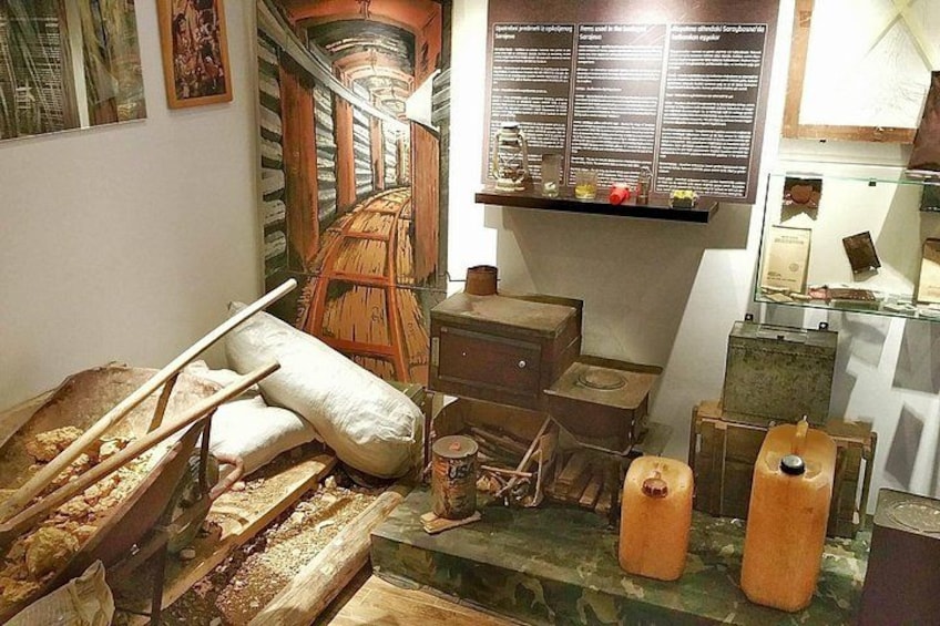 Equipment that was used to build Tunnel of Hope 4