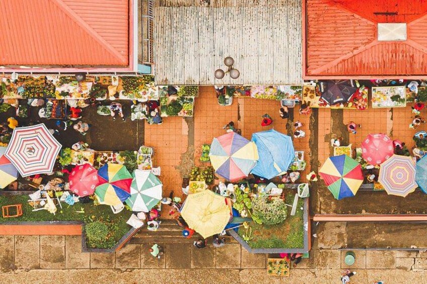 Castries Market from above- photo by Shawn Michael 3