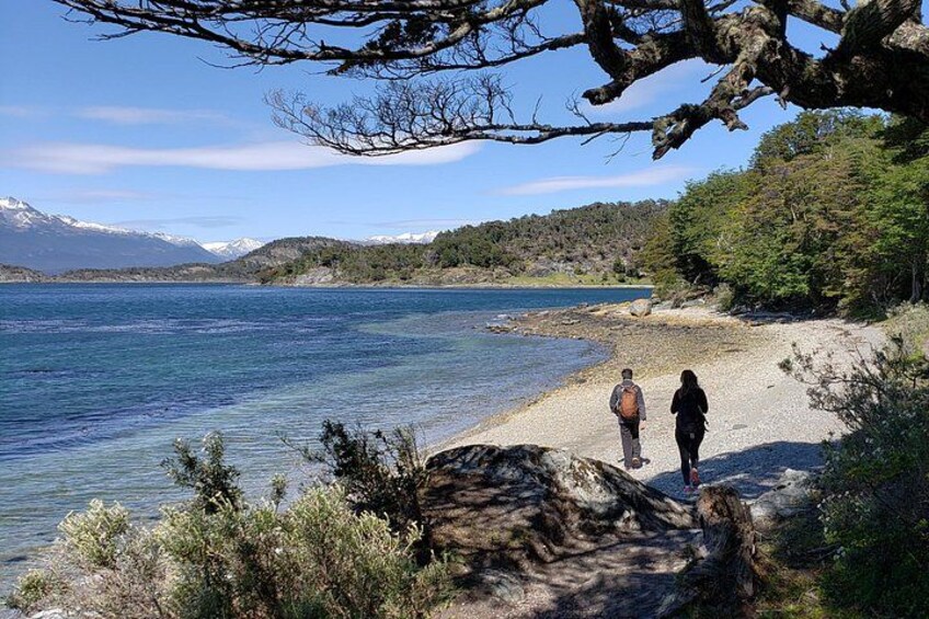 Hiking by the coast of Zaratiegui Bay 2