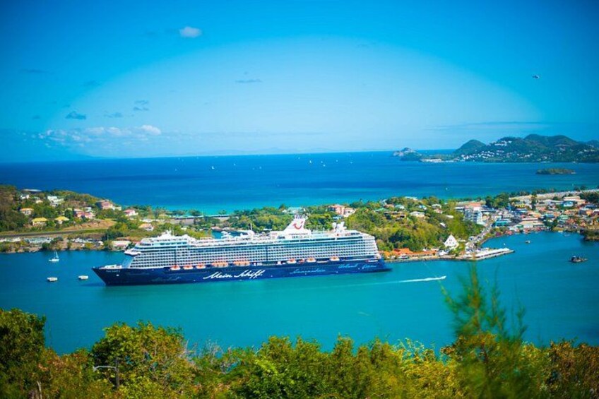 Cruise Ship Dock at Castries Harbor 1