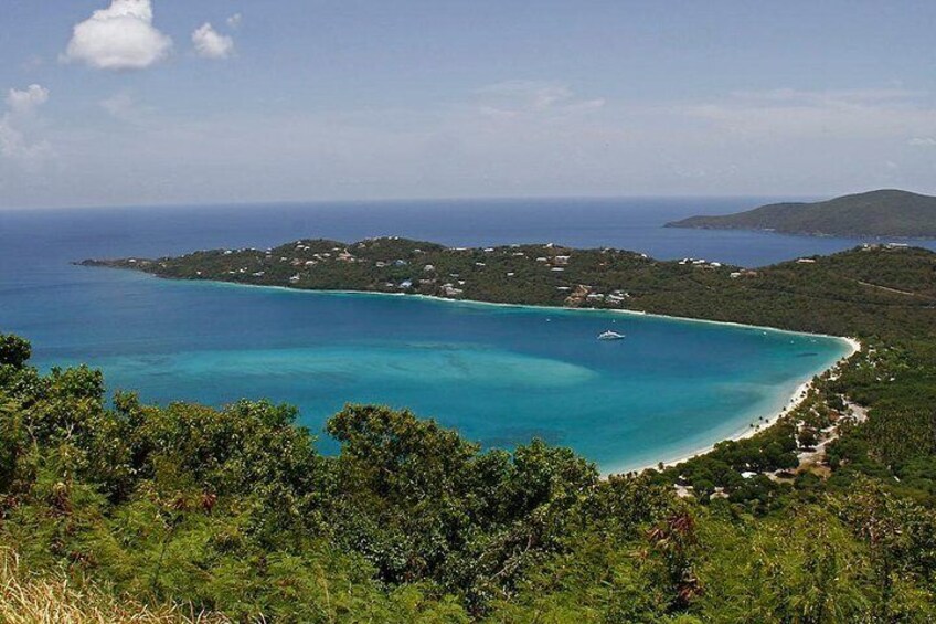 St. Thomas Discount Taxi USVI - Magens Beach Tour (Top 10 Beach In The World)