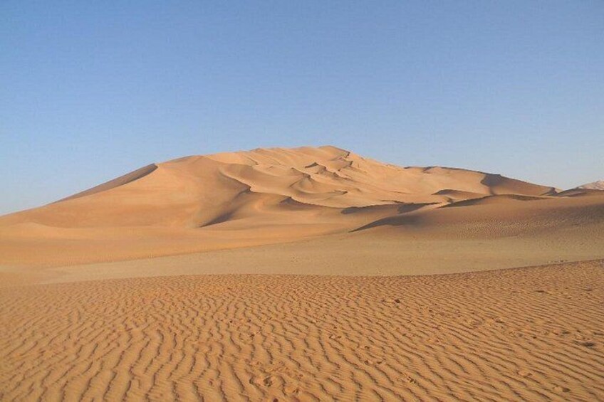 Paisaje desértico con dunas de arena y cielo despejado. 1