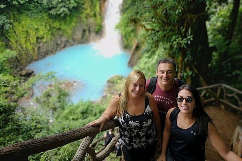 Rio Celeste Waterfall at Tenorio Volcano and Sloth Watching Tour From San Jose