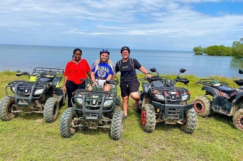 Beach stop on atv 4