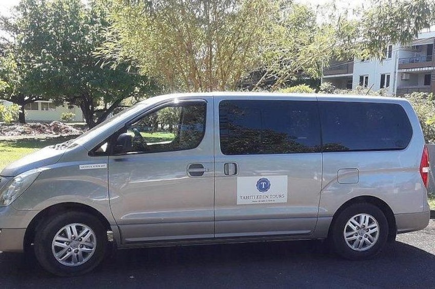 8 seaters van with A/C 2