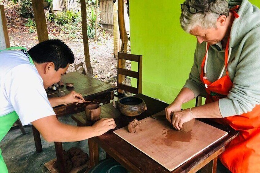 creating with local potters