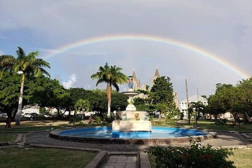 Captured This Beautiful Rainbow Over St.Kitts 1