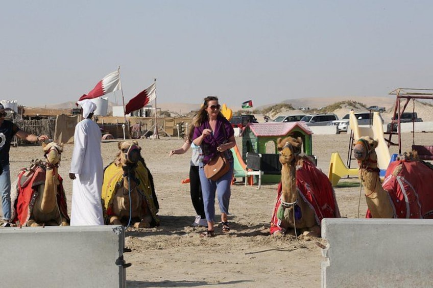 4 Hour Desert Safari, Camel Ride & Inland Sea Beach 4